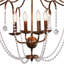 Oakdale 4 - Light Glass Chandelier