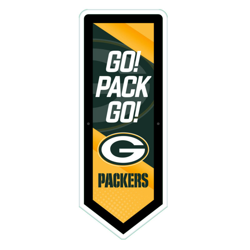 Plaque murale lumineuse NFL, Green Bay Packers