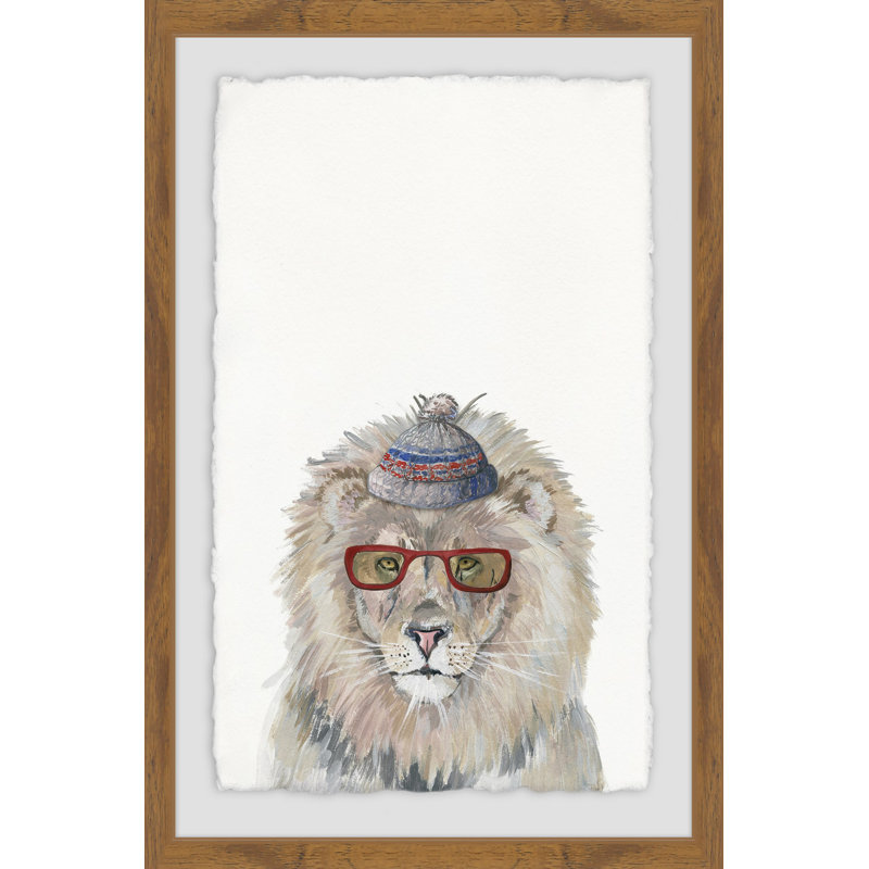 Cool For The Lion - Painting, 61cm H x 41cm W