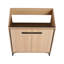 Armoire de meuble-lavabo 30 po, structure en bois d'ingénierie, grand espace de rangement, assemblage facile, conception plancher-plafond, base American Furniture 30 po, unité en chêne, salle de bain, bois d'ingénierie, style-987615447