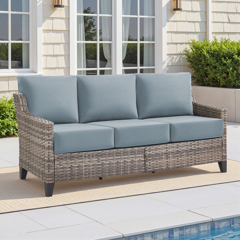 Outdoor Cushions For Patio Furniture,Outdoor Seat Cushion Set 24 X 24 X 6 Inch,Waterproof & Fade Resistant Outdoor Chair Cushions,Deep Patio Chair Cushion With Removable Cover