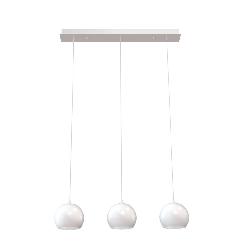 Luminaire suspendu Kanisha, Blanc