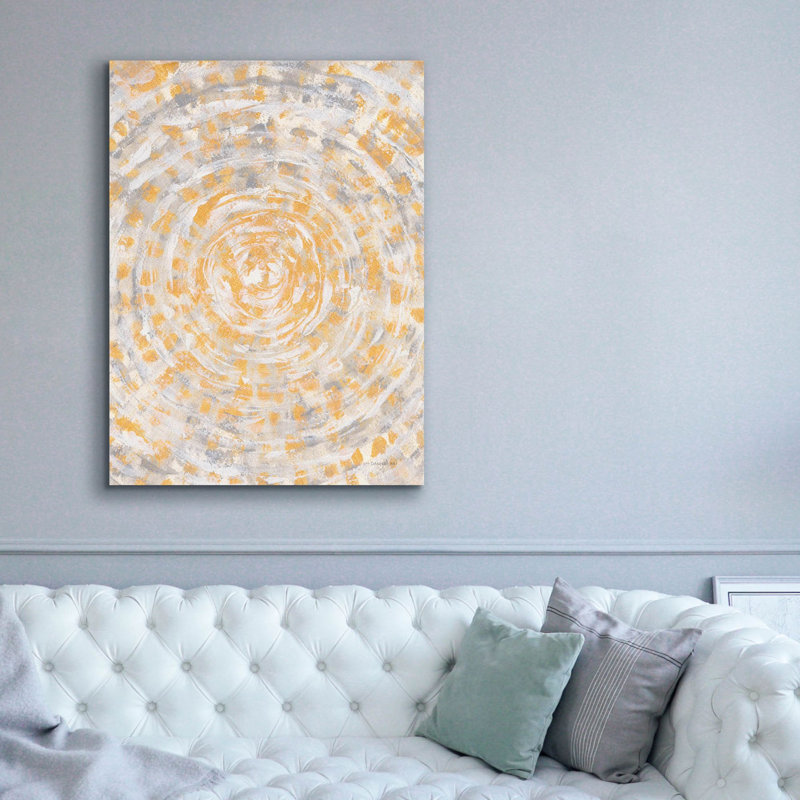 Winston Porter 'Ancient Calendar C' by Danhui Nai Canvas Wall Art, H 54 po x l 40 po