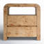 Cassius 2 - Drawer Nightstand in Light Brown