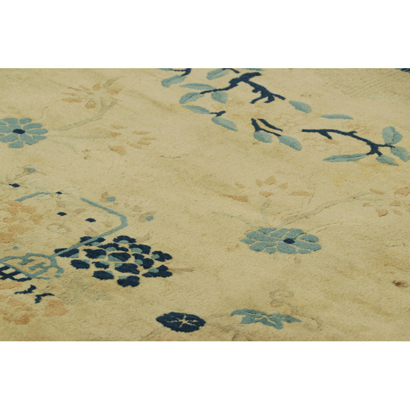 One-of-a-Kind 10’2”x14’6” Hand Knotted Area Rug