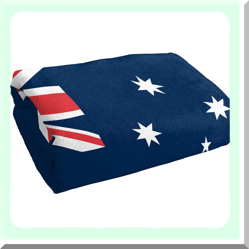 Aussie Pride Official Beach Towel 30 x 60 - Australian Flag Design