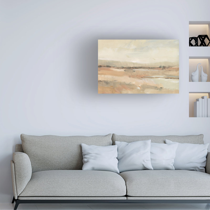 «Earth Tone Landscape I» par Tim O'Toole - reproduction sur toile non encadrée, H 12 po x l 19 po x P 2 po