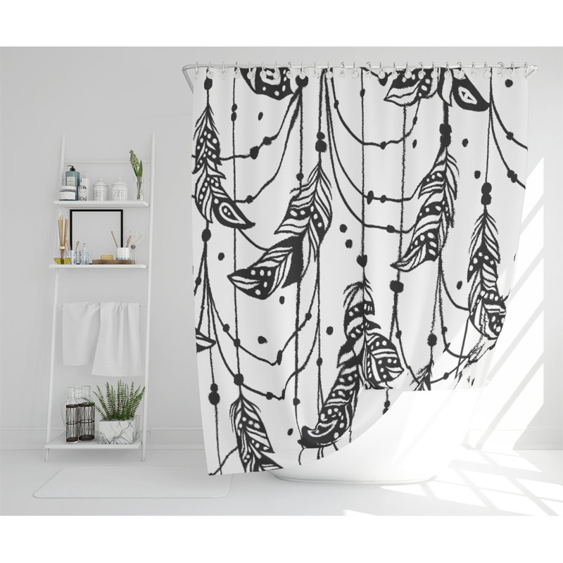 BulgerHills Polyester Shower Curtain Set