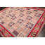 Tapis rose en laine tissé à plat à la main Asmara