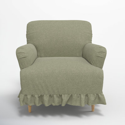 Maggie Ruffle Slipcover Armchair