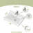 20" Shaker White Mini Freestanding Bathroom Vanity with Integrated Ceramic Sink & Soft‑Close Door