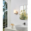 Éclairage pour meuble-lavabo à 1 lumière en nickel brossé 1 lumière Dungannon avec abat-jour en verre côtelé Opal-1108704695-1108704697