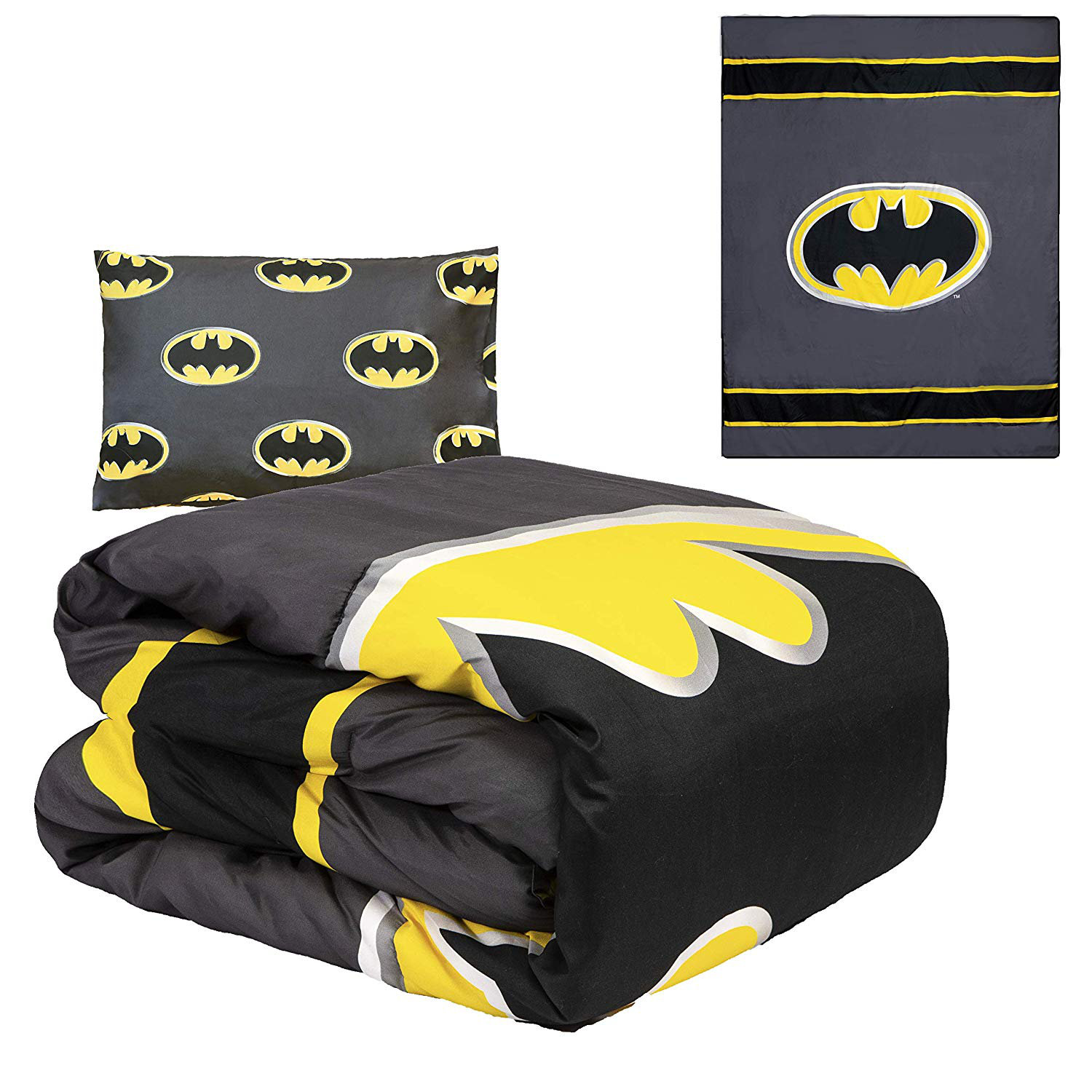 Crover Batman Emblem Grey 2 Piece Twin Comforter Set & Reviews Wayfair