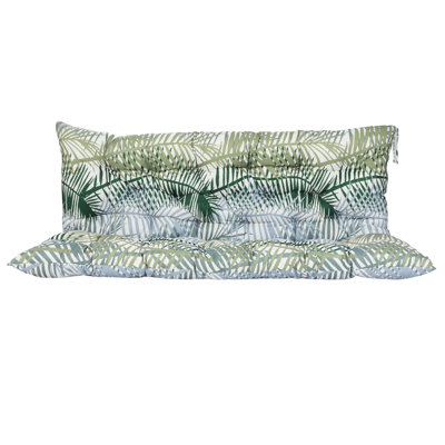Coussins de balancelle avec dossier, coussin d'extérieur imperméable de 4 po d'épaisseur, coussin seulement