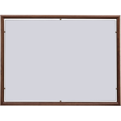 Walnut Grove Solid Wood Frame Rectangle Mirror