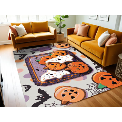 Tapis lavable pour les fêtes d'Halloween Khadra