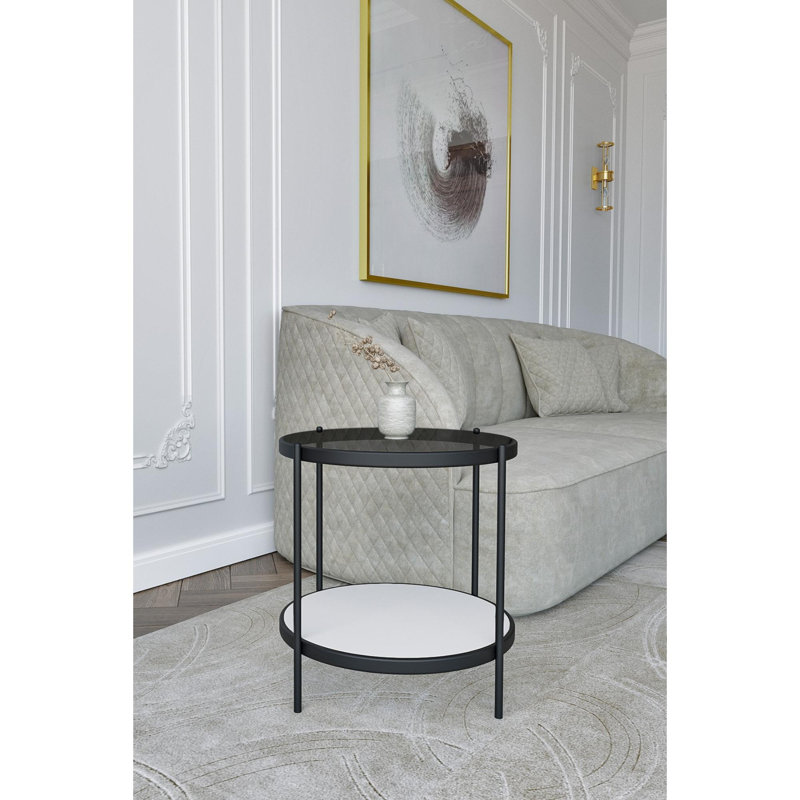 Table d'appoint, Blanc, Fumée