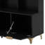 Grand portemanteau de rangement moderne avec banc, banc de rangement multifonctionnel avec portes cannelées ultrabrillantes-1305097150