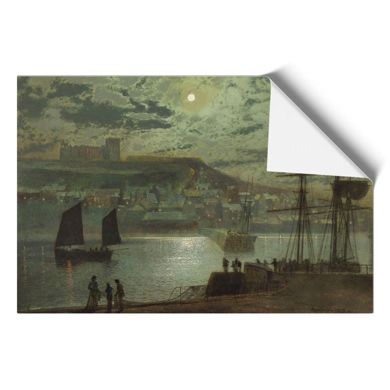 Whitby Harbour by John Atkinson Grimshaw - Frameless Print, 42cm H x 59cm W x 0.1cm D