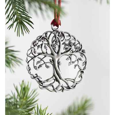 2.81'' Metal Holiday Shaped Ornament