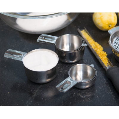 Ebern Designs Schurman 6 -Piece Stainless Steel Measuring Cup Set