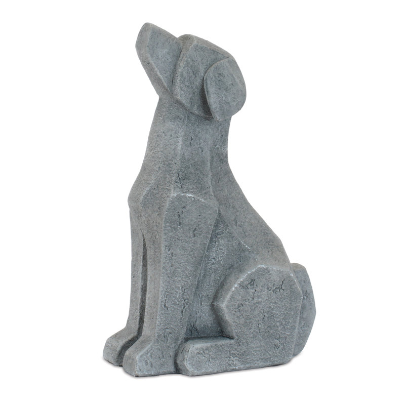 Figurine moderne chien et chat assis