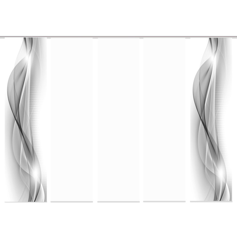 Parkman Semi Sheer Curtain Panel Pair, Grey
