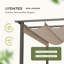 Pergola en aluminium avec auvent rétractable-90613905-90613901