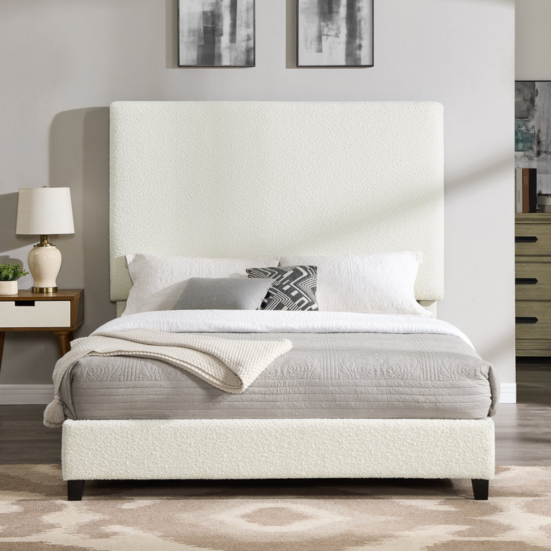 Lit plateforme tapissier