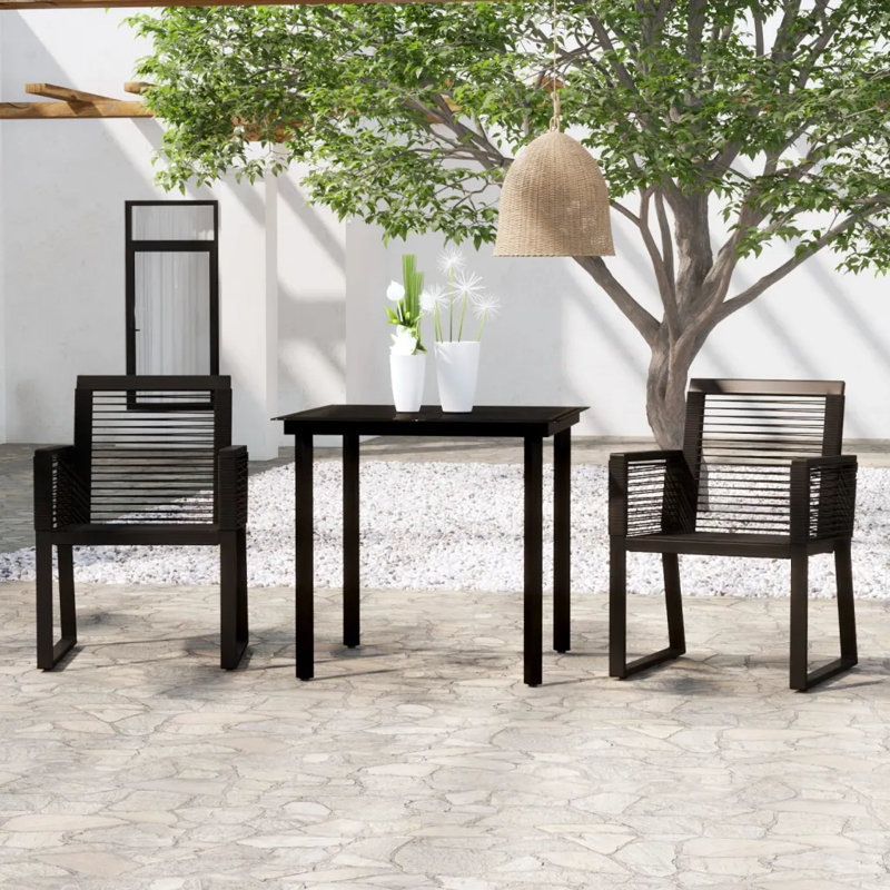 Hassiem 2 - Person Patio Dining Set Square Table