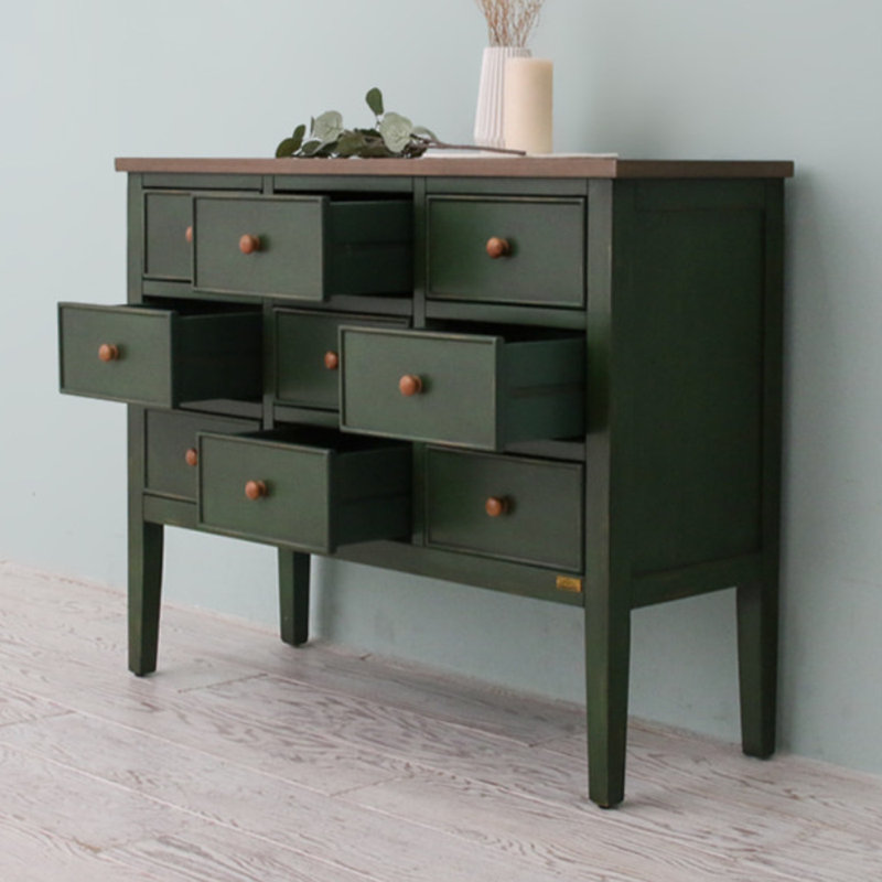 Nine-Drawer Entryway Accent Chest Sideboard