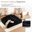 Chaise longue surdimensionnée avec 4 coussins, velours côtelé doux et mousse durable-120165240