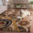 Soho Hand Tufted Wool And Viscose Floral Rug-18763655