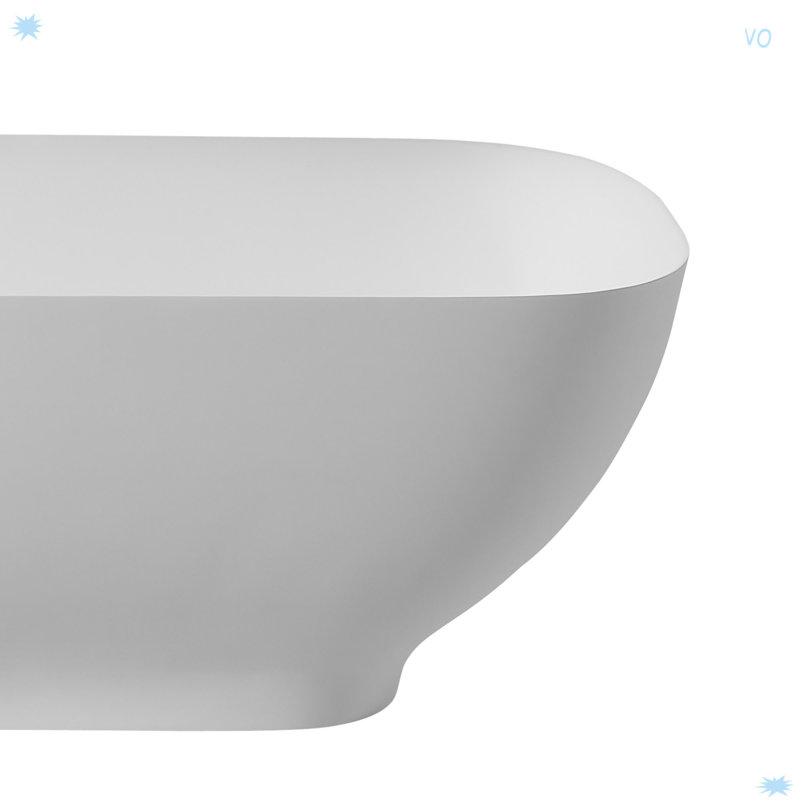 Baignoire de trempage autoportante 63 po
