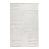 Clayton Patchwork Area Rug in Ivory