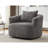 360° Swivel Chair, 38.2" Accent Chair Sofa, Upholstered Swivel Barrel Sofa Chair With A Throw Pillow For Living Room, Bedroom, Office And Hotel-1467416860