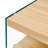 Double Layered Rectangular Coffee Table.The Board Is Made Of MDF With Wooden Stickers, With Transparent Tempered Glass On Both Side.Suitable For Various Occasions.W1512P284917