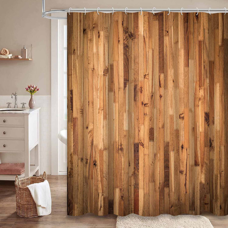 Rideau de douche Timber, L 72 po x l 84 po