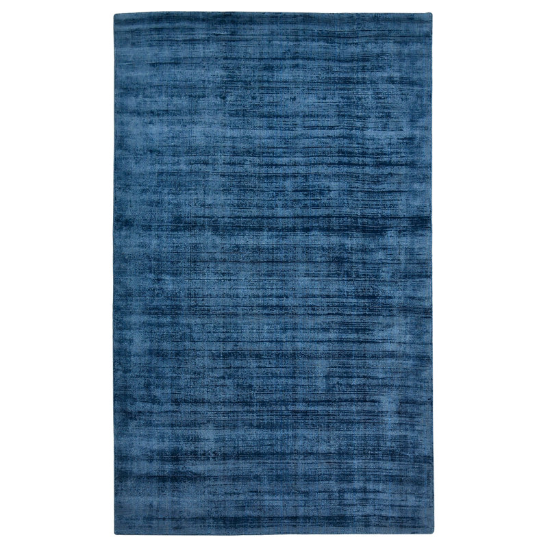 Sapphire Breeze Hand-Loomed Viscose 5' x 8' Area Rug