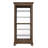 Gehring Traditional Sliding Door Curio With Glass Shelves And LED Light