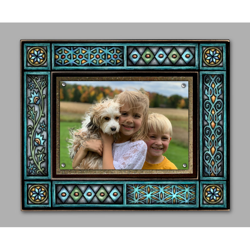 Blue Matte Picture Frame