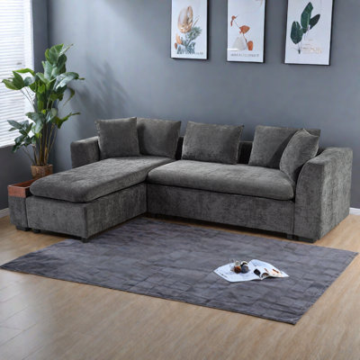 Canapé modulaire en L 93,7 po