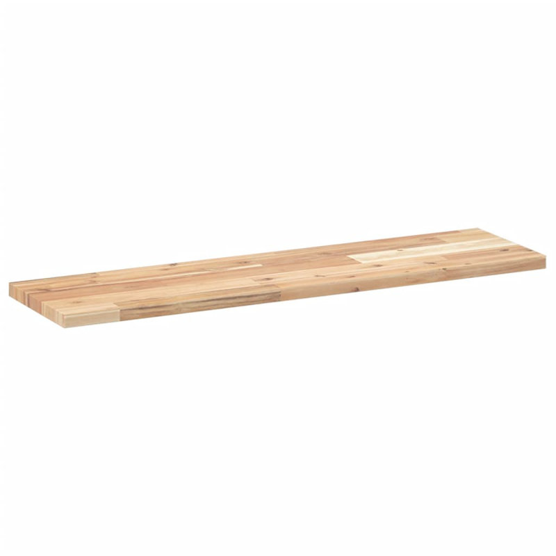 Alderic Solid Wood Floating Shelf, 2cm H x 100cm W x 20cm