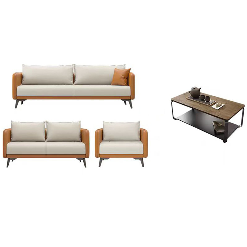 Simple modern elegant office sofa set