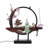 Borivoj Waterfall Ceramic Reflow Incense Holder - Green