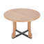 Table de salle à manger compacte en bois massif de style campagnard idéal pour les cuisines et les appartements
