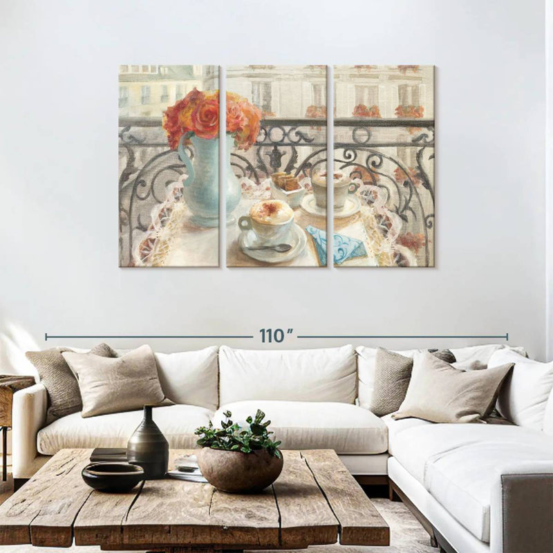 Yarlin Le Petit Dejeuner, 48" H x 74" W