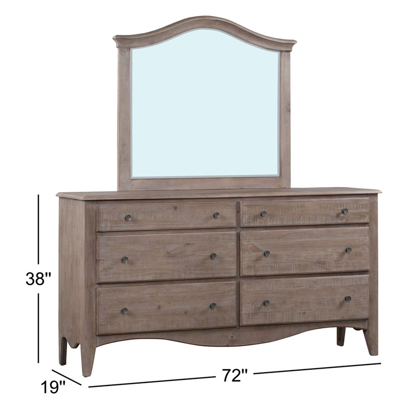 Commode 6 tiroirs Holton, Chameau