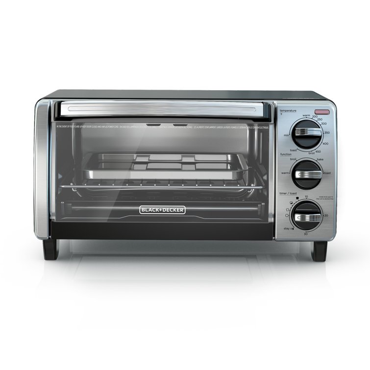 Black & Decker 4-Slice Toaster Oven TO1750SB