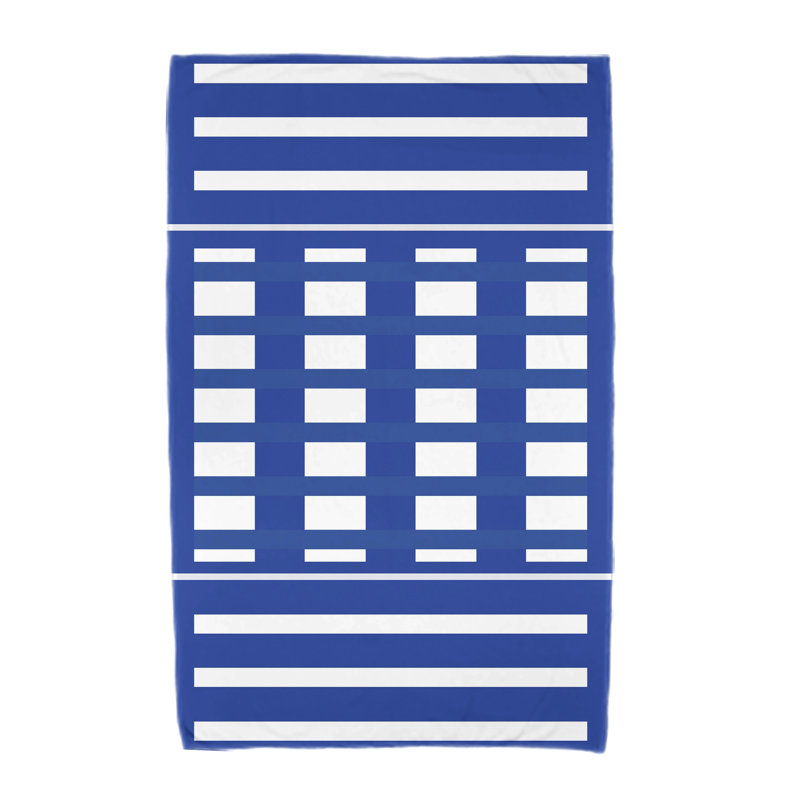 Serviette de plage, Bleu